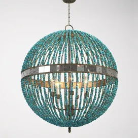 Currey company Alberto Orb Chandelier